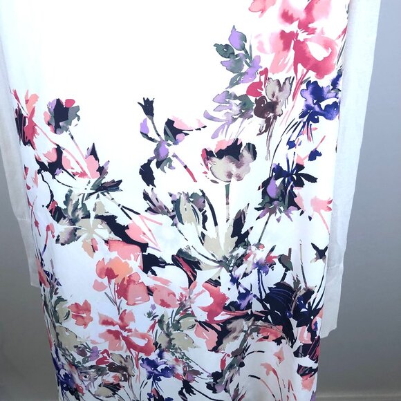 🌸 Dana Buchman Floral Drape Cardigan XL – Vintage-Inspired Soft Layering Piece - Picture 3 of 15